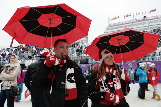 2014 Winter Olympics. Freestyle skiing. Women. Ski cross