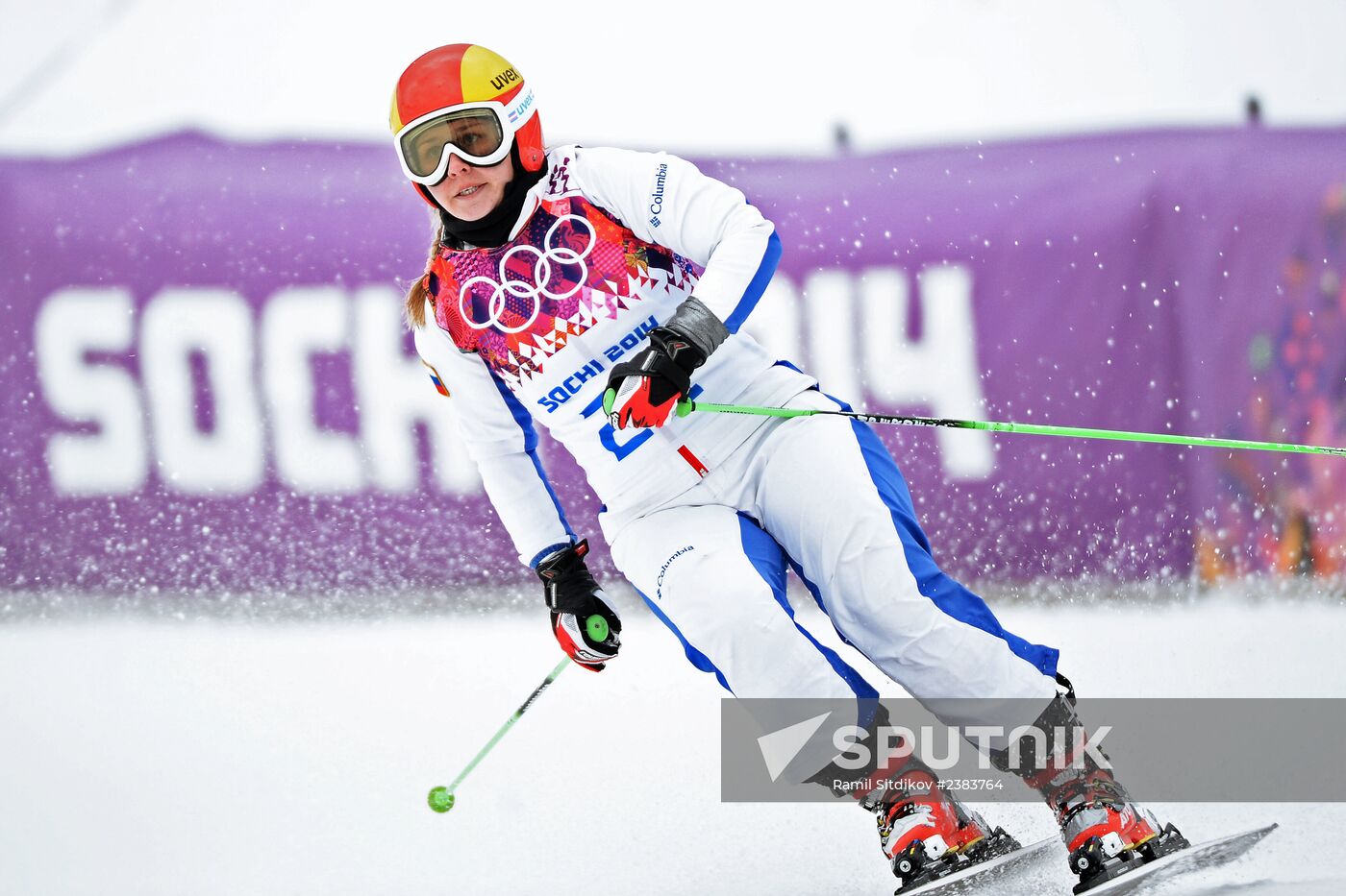 2014 Winter Olympics. Freestyle skiing. Women. Ski cross