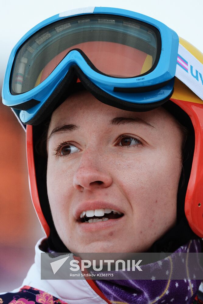 2014 Winter Olympics. Freestyle skiing. Women. Ski cross