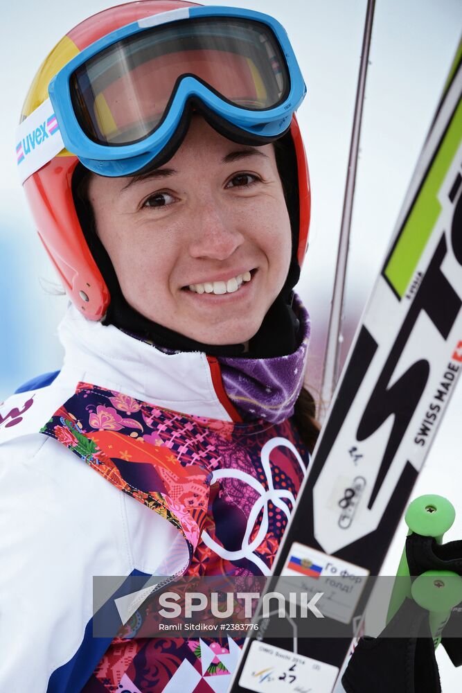 2014 Winter Olympics. Freestyle skiing. Women. Ski cross