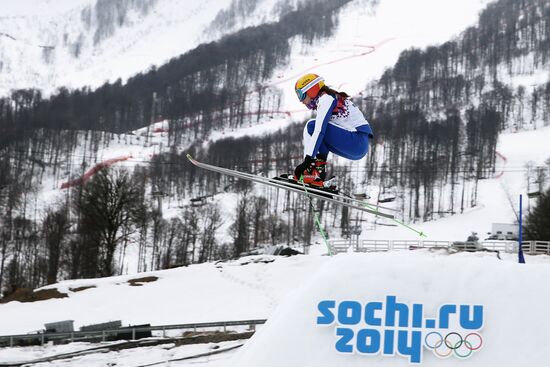 2014 Winter Olympics. Freestyle skiing. Women. Ski cross