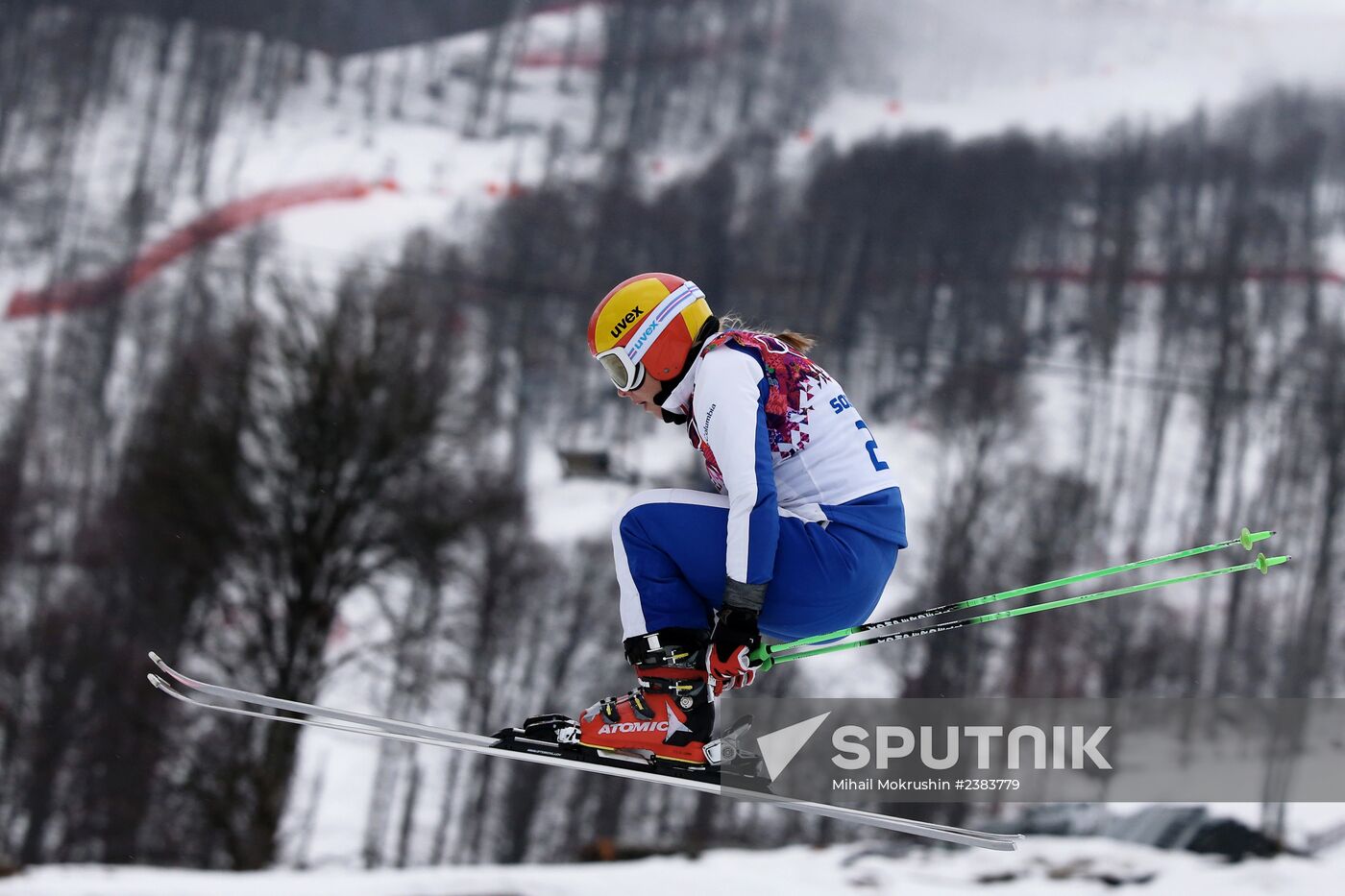 2014 Winter Olympics. Freestyle skiing. Women. Ski cross