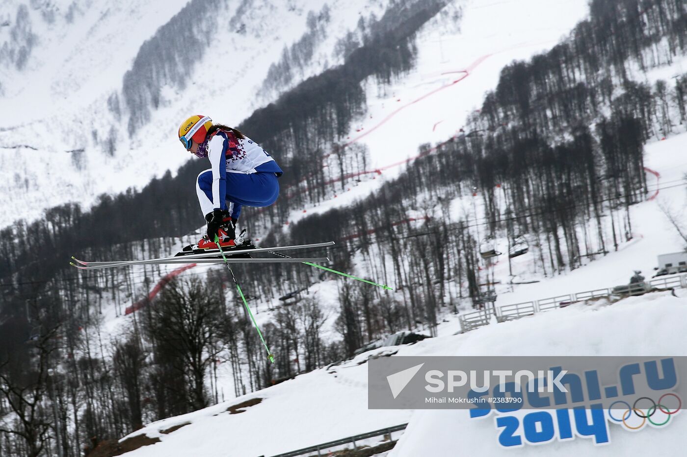2014 Winter Olympics. Freestyle skiing. Women. Ski cross