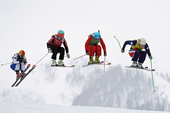 2014 Winter Olympics. Freestyle skiing. Women. Ski cross