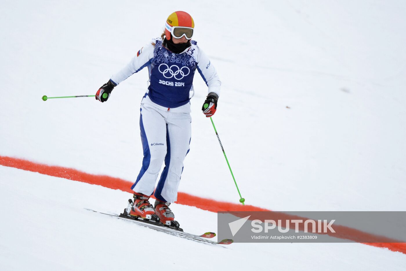 2014 Winter Olympics. Freestyle skiing. Women. Ski cross