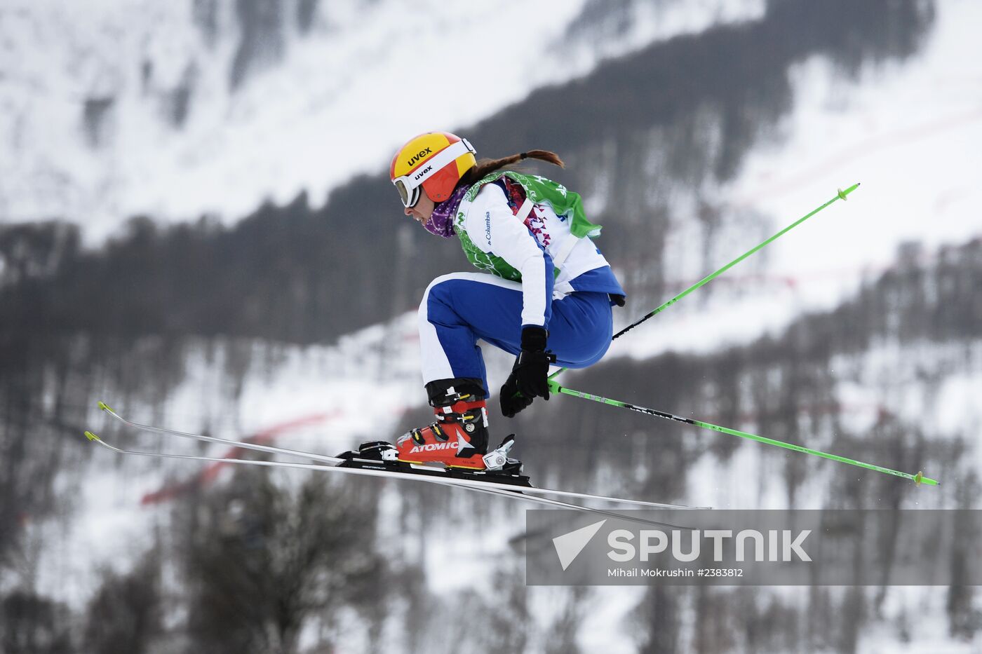 2014 Winter Olympics. Freestyle skiing. Women. Ski cross