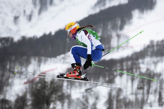 2014 Winter Olympics. Freestyle skiing. Women. Ski cross