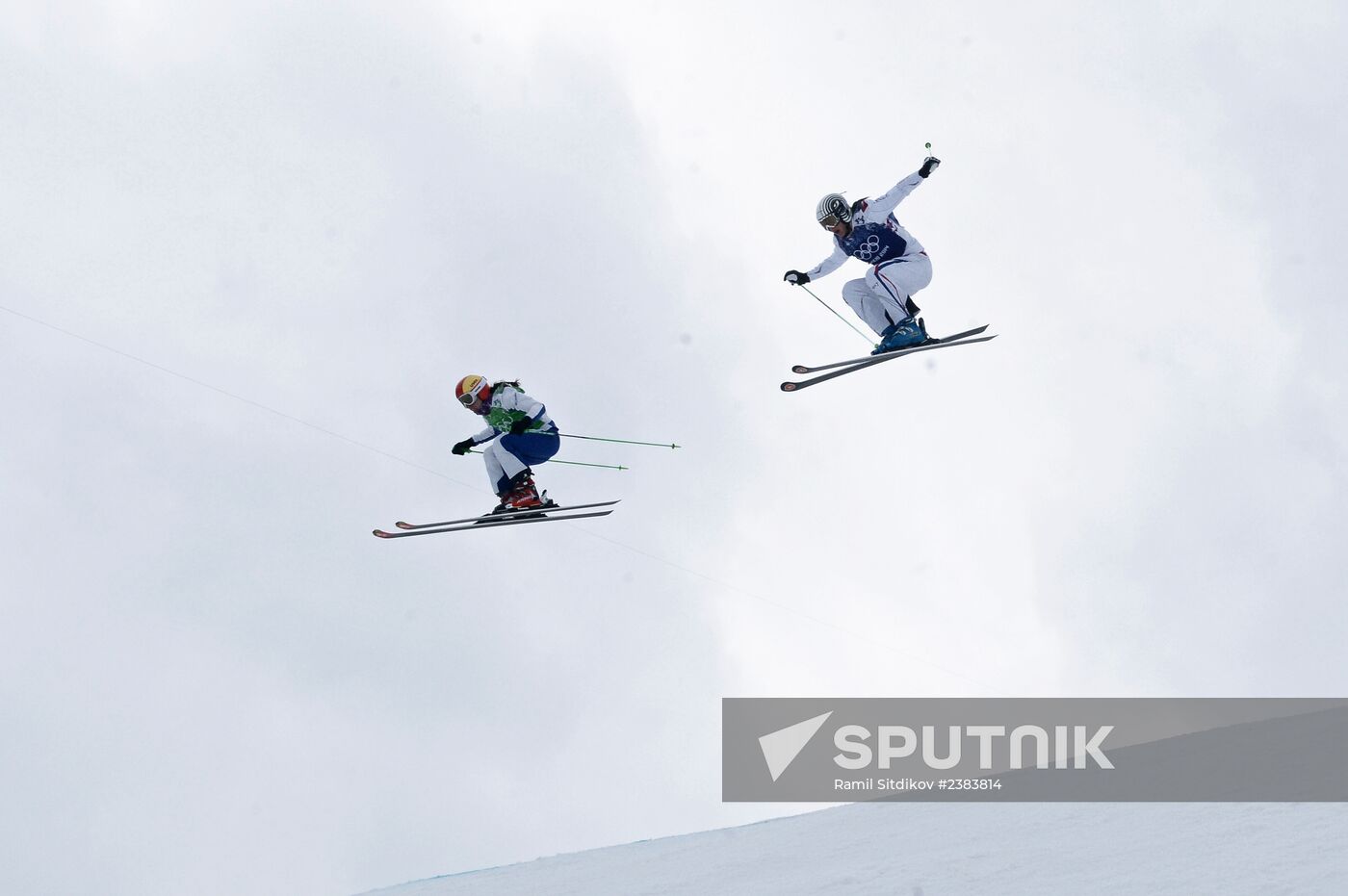 2014 Winter Olympics. Freestyle skiing. Women. Ski cross