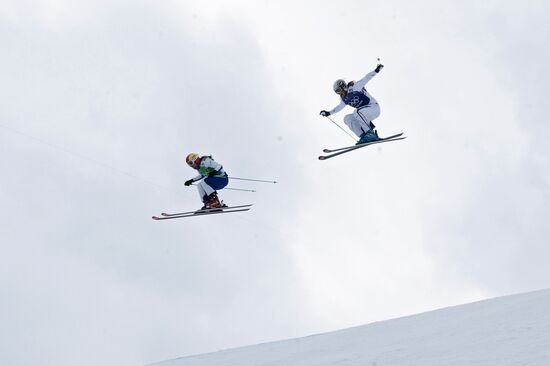 2014 Winter Olympics. Freestyle skiing. Women. Ski cross