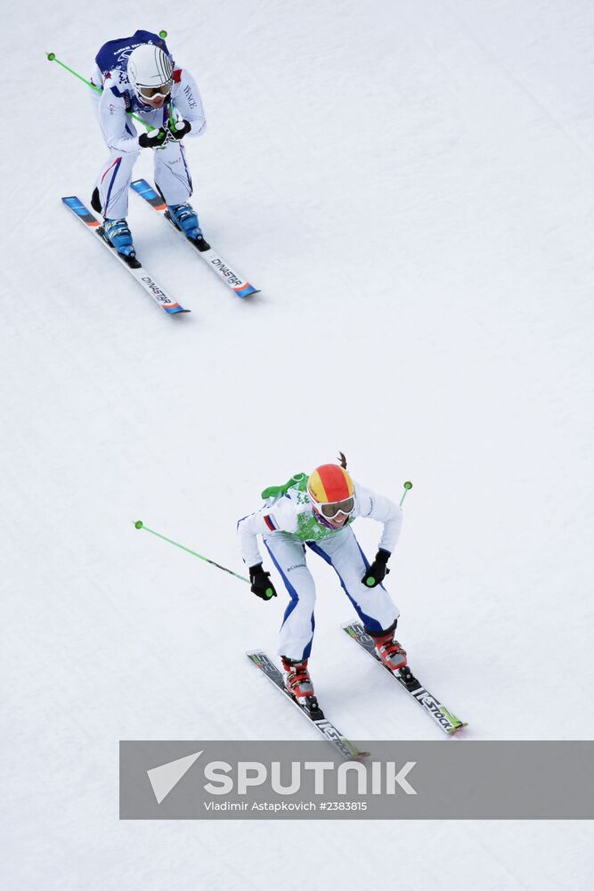 2014 Winter Olympics. Freestyle skiing. Women. Ski cross