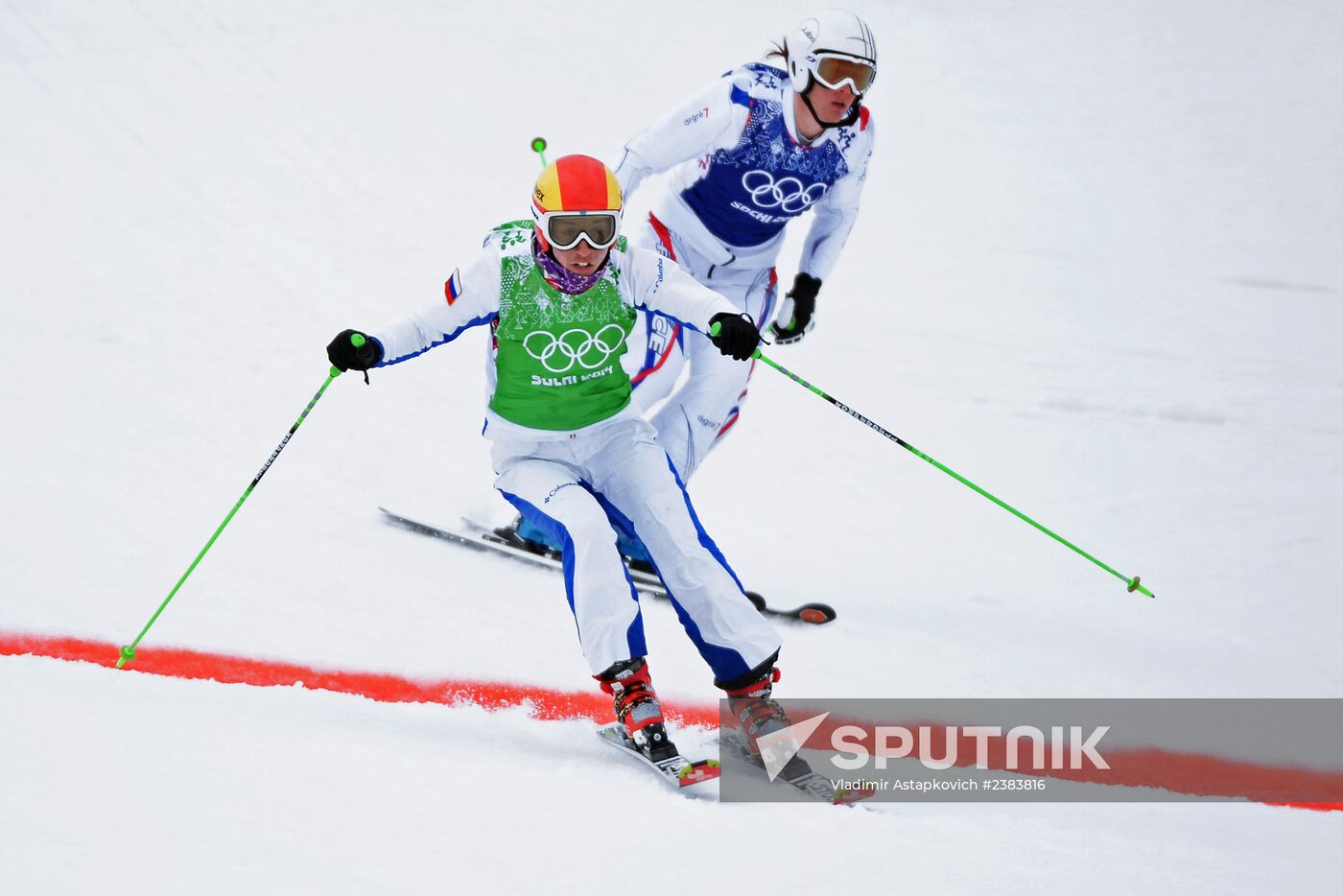 2014 Winter Olympics. Freestyle skiing. Women. Ski cross