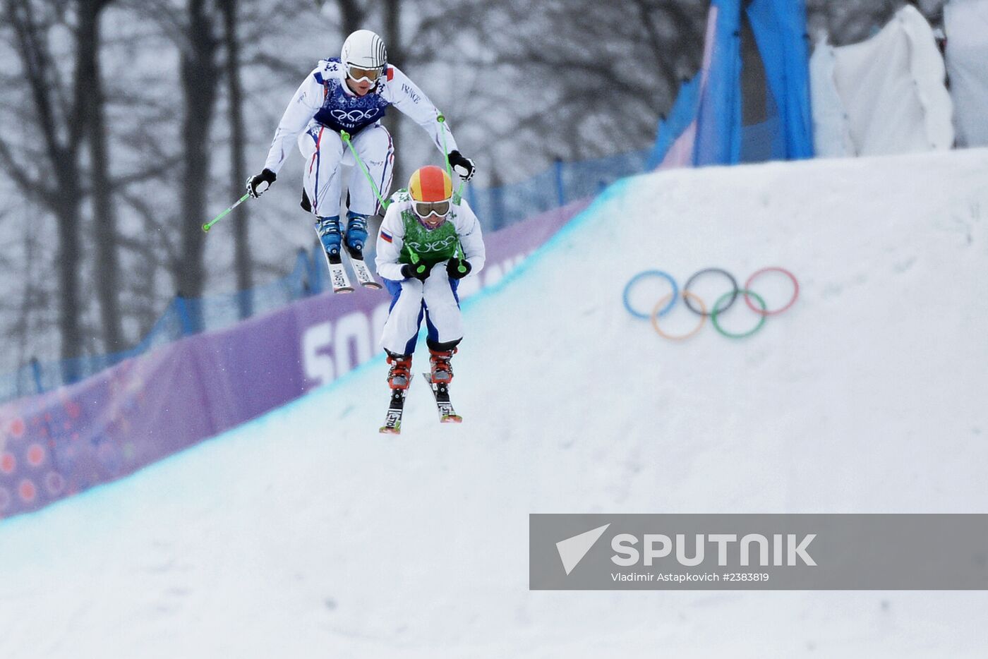 2014 Winter Olympics. Freestyle skiing. Women. Ski cross