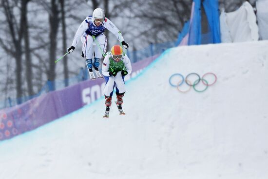 2014 Winter Olympics. Freestyle skiing. Women. Ski cross