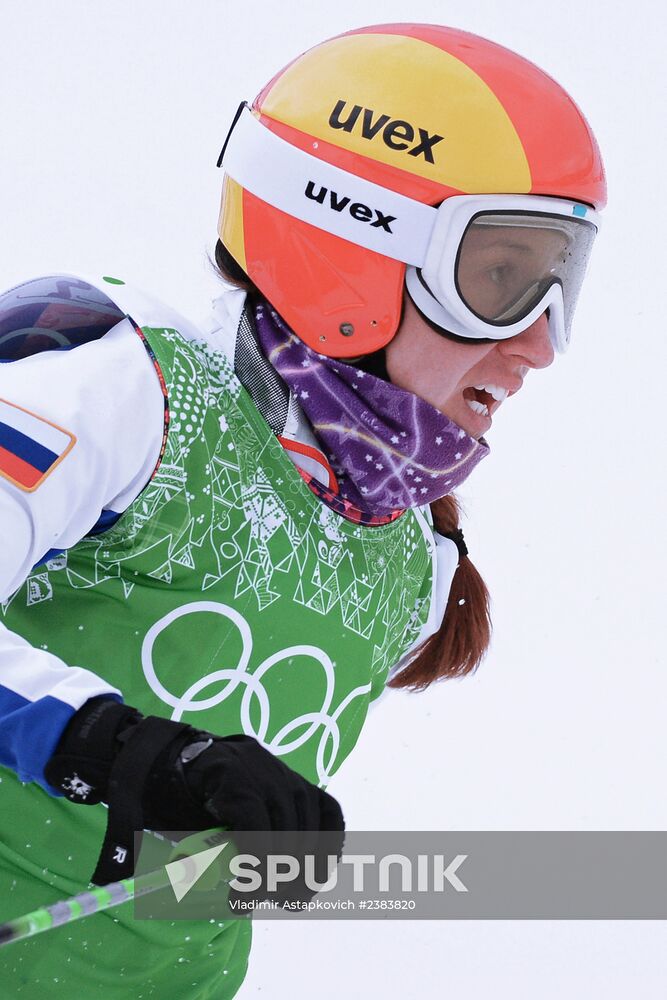 2014 Winter Olympics. Freestyle skiing. Women. Ski cross
