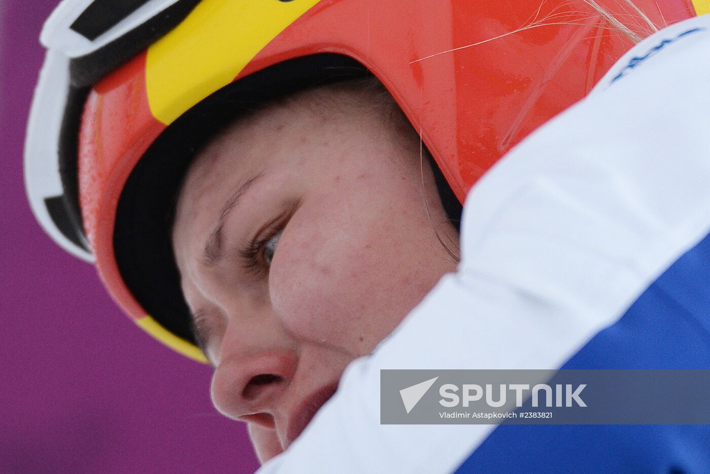 2014 Winter Olympics. Freestyle skiing. Women. Ski cross