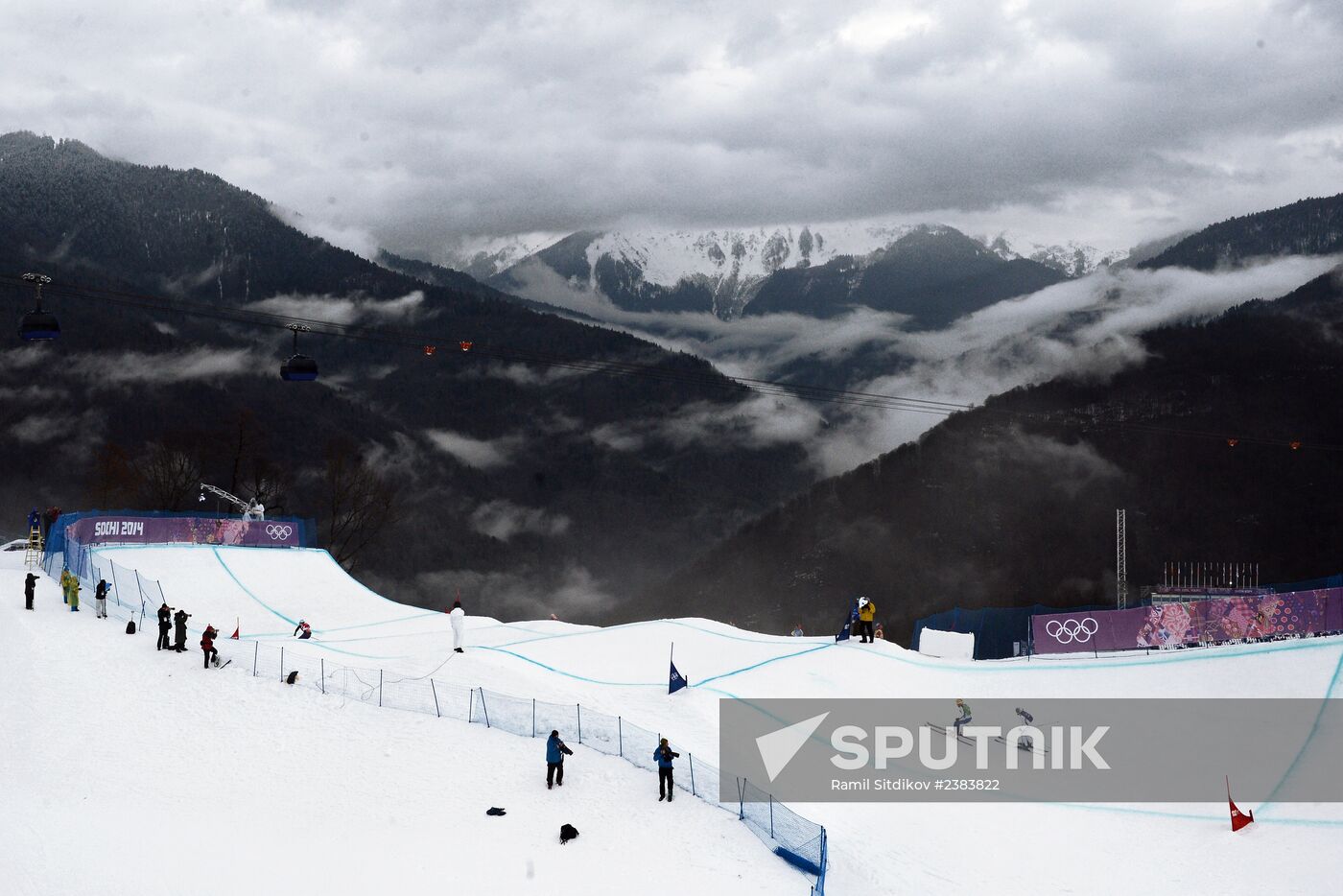 2014 Winter Olympics. Freestyle skiing. Women. Ski cross