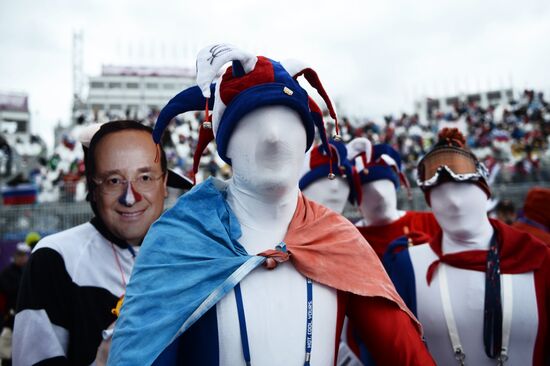 2014 Winter Olympics. Freestyle skiing. Women. Ski cross