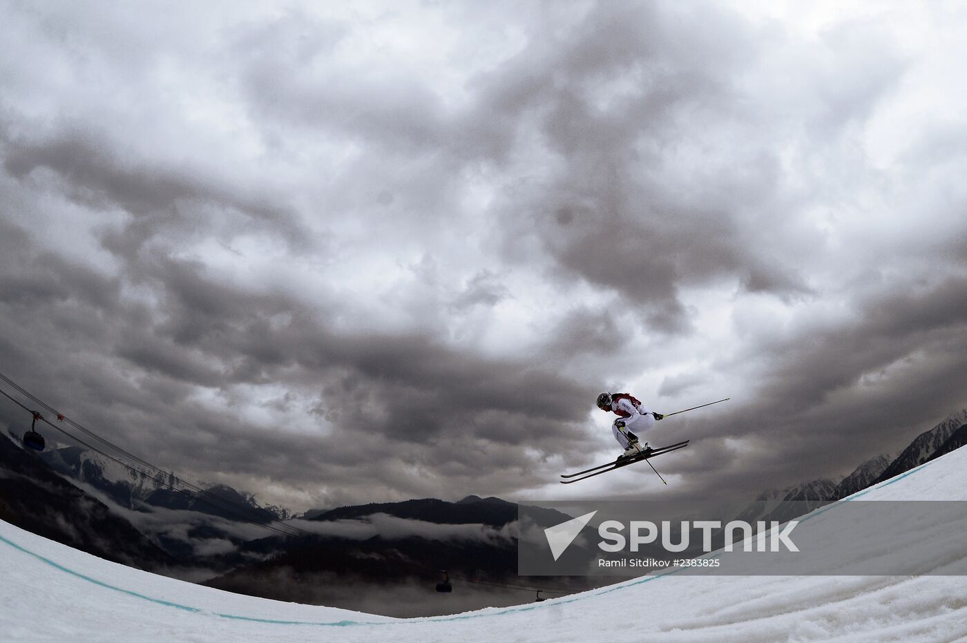 2014 Winter Olympics. Freestyle skiing. Women. Ski cross