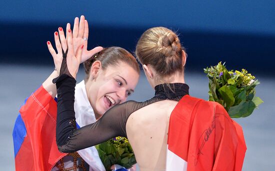 2014 Winter Olympics. Figure skating. Women’s singles. Free skating