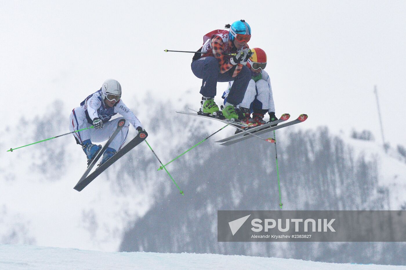 2014 Winter Olympics. Freestyle skiing. Women. Ski cross