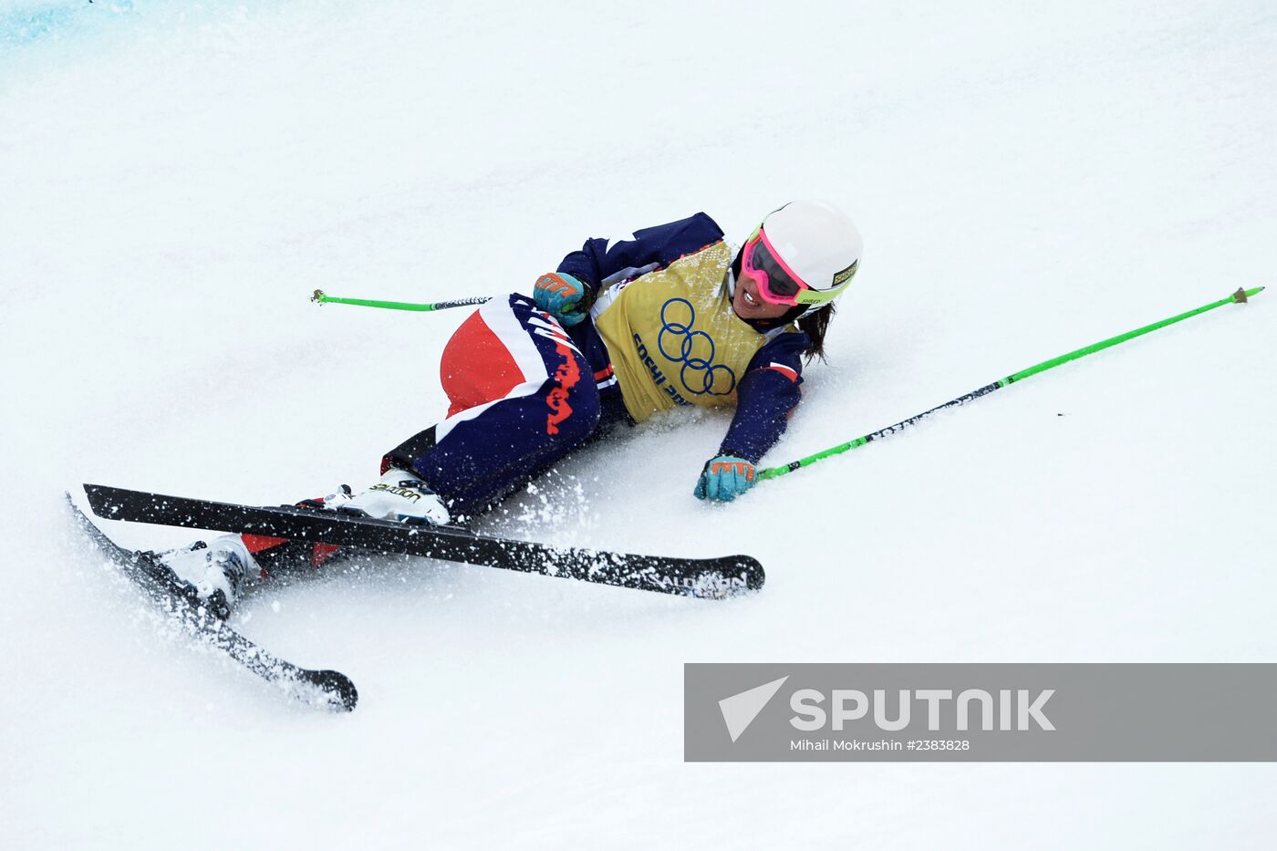2014 Winter Olympics. Freestyle skiing. Women. Ski cross