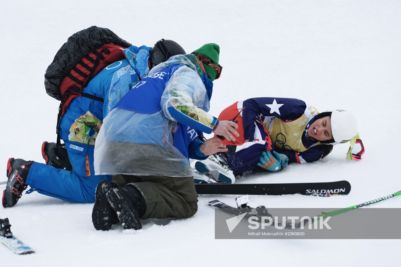 2014 Winter Olympics. Freestyle skiing. Women. Ski cross