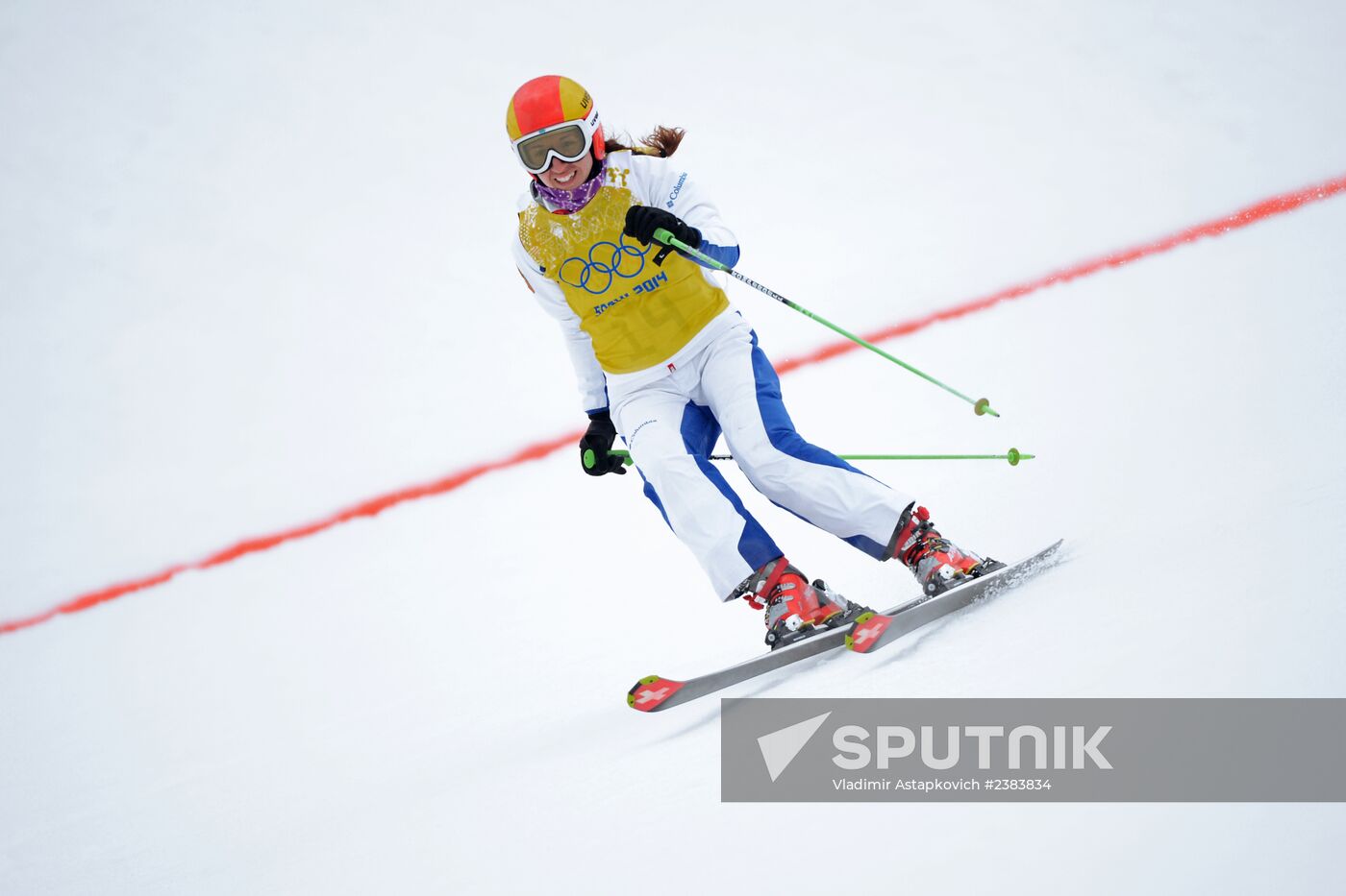 2014 Winter Olympics. Freestyle skiing. Women. Ski cross