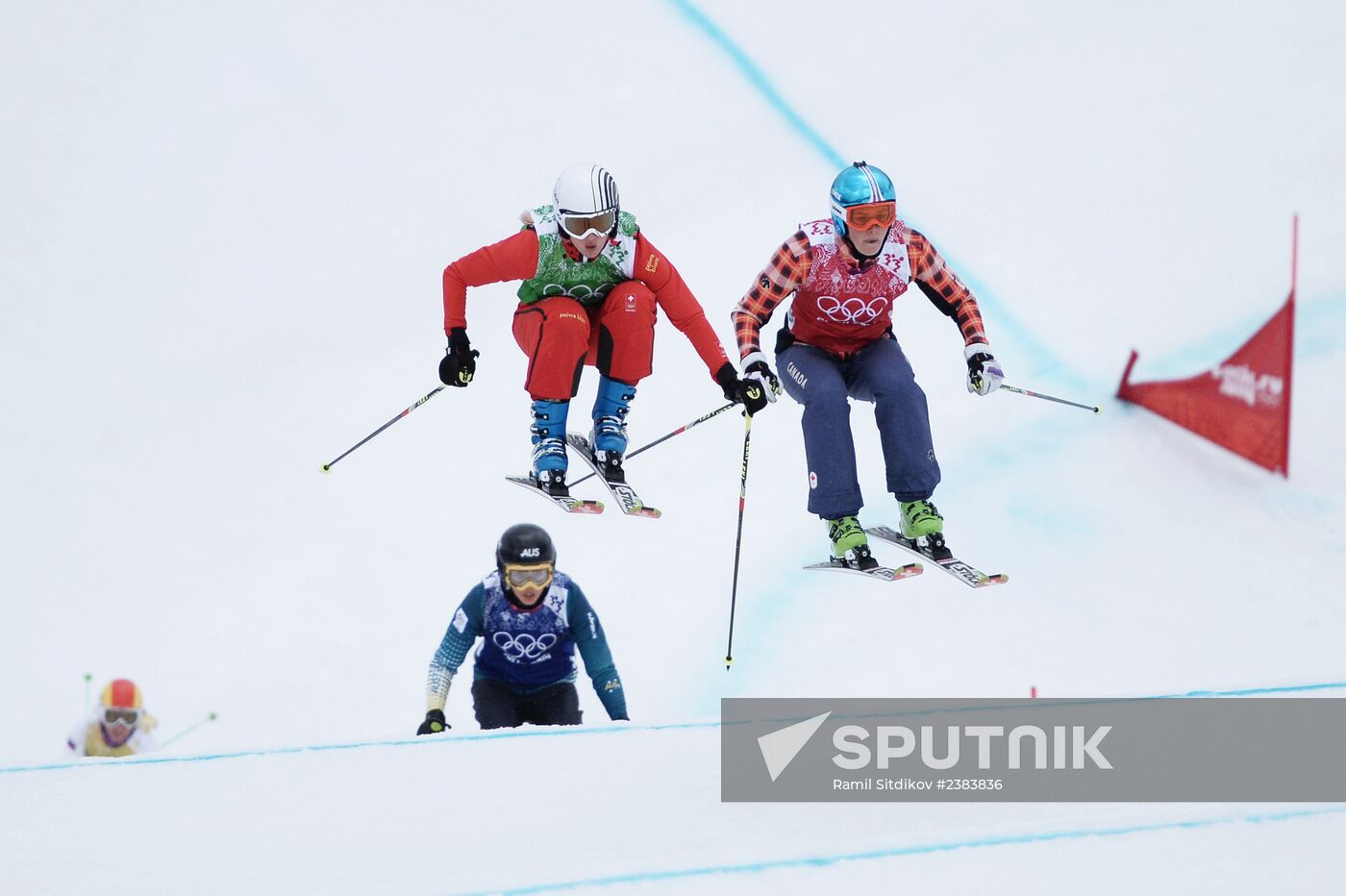 2014 Winter Olympics. Freestyle skiing. Women. Ski cross
