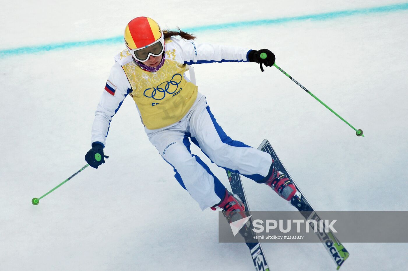 2014 Winter Olympics. Freestyle skiing. Women. Ski cross