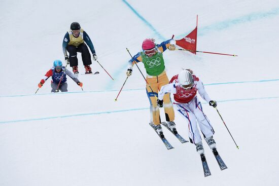2014 Winter Olympics. Freestyle skiing. Women. Ski cross