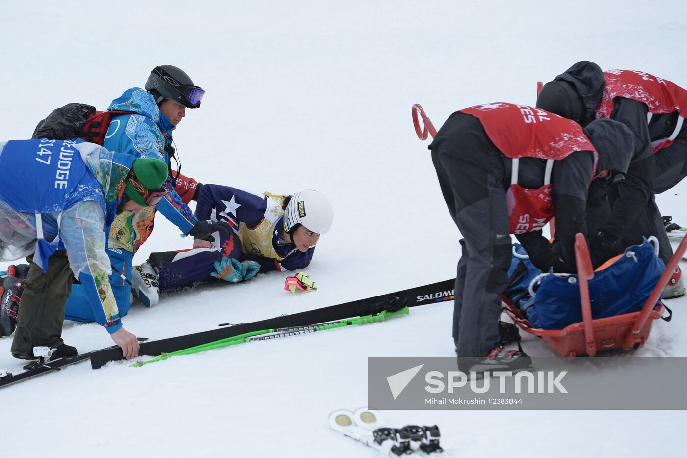 2014 Winter Olympics. Freestyle skiing. Women. Ski cross