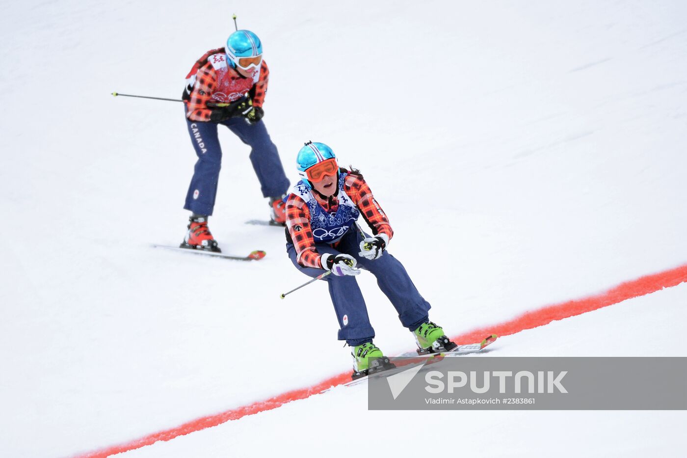 2014 Winter Olympics. Freestyle skiing. Women. Ski cross