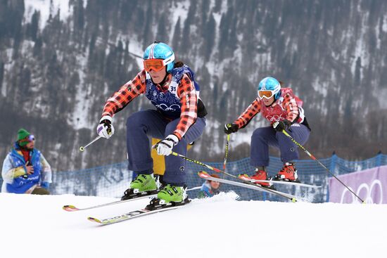 2014 Winter Olympics. Freestyle skiing. Women. Ski cross