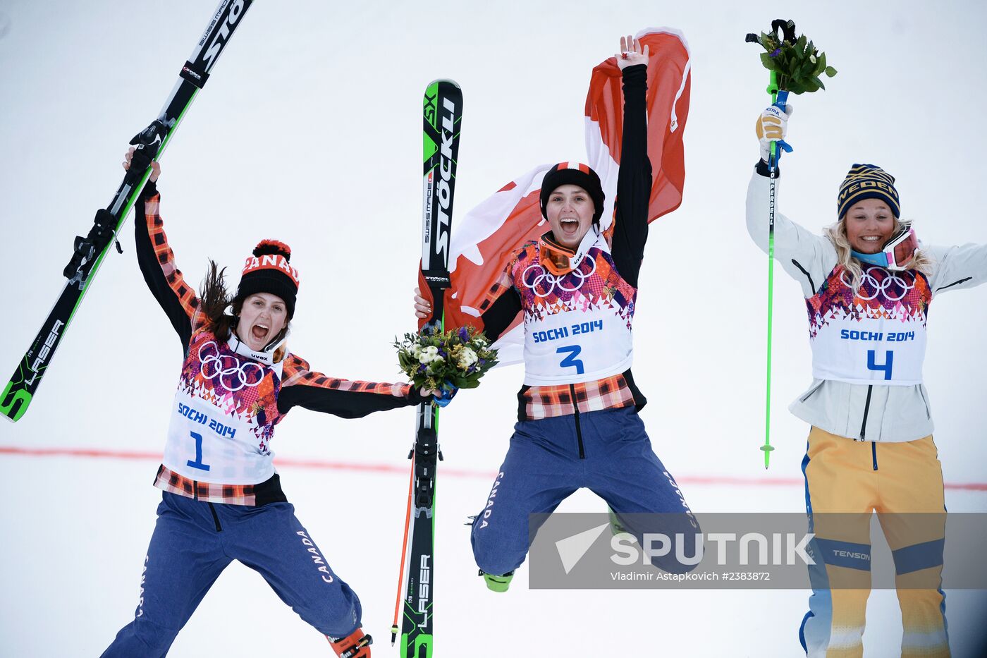 2014 Winter Olympics. Freestyle skiing. Women. Ski cross