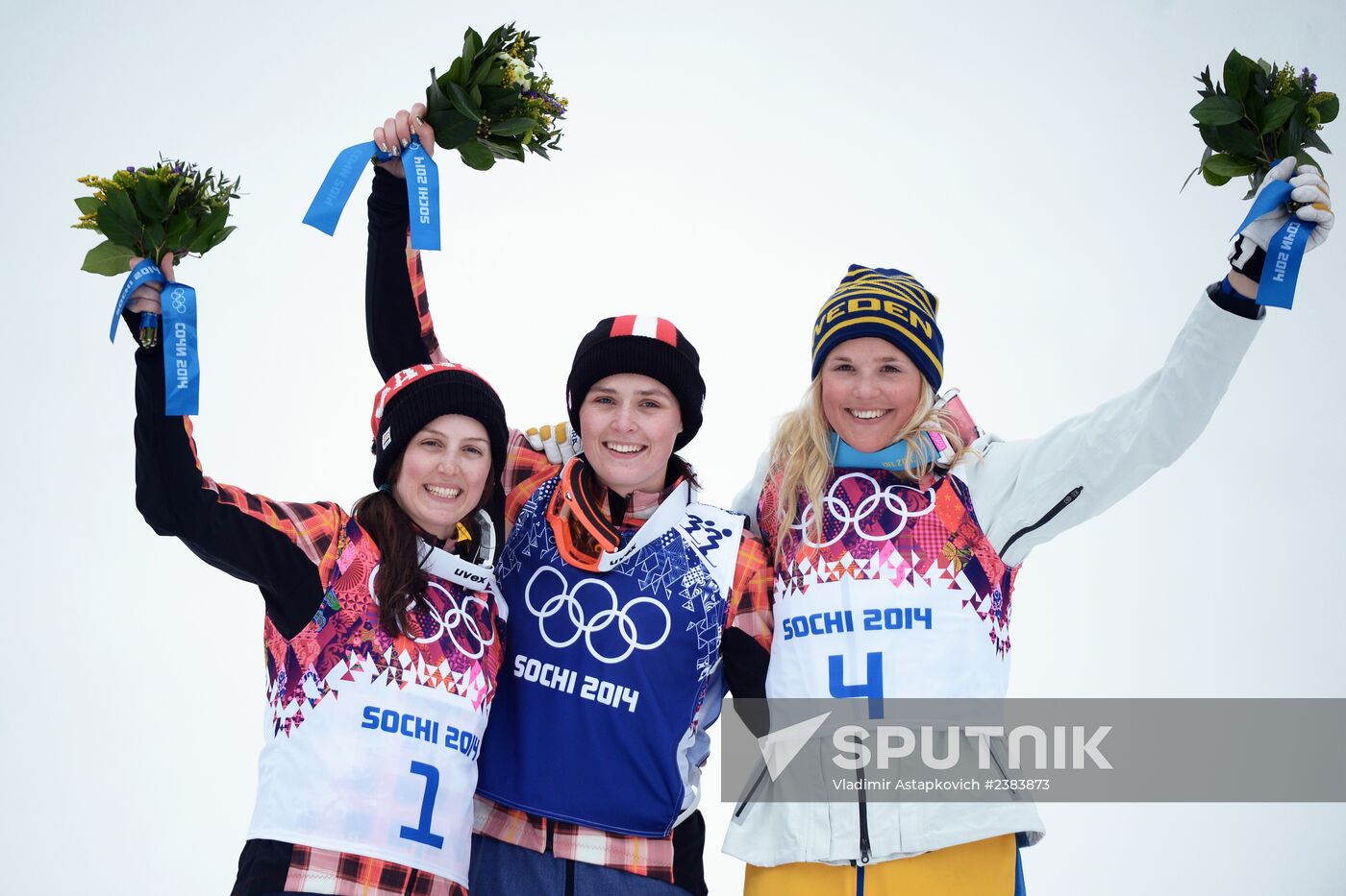 2014 Winter Olympics. Freestyle skiing. Women. Ski cross