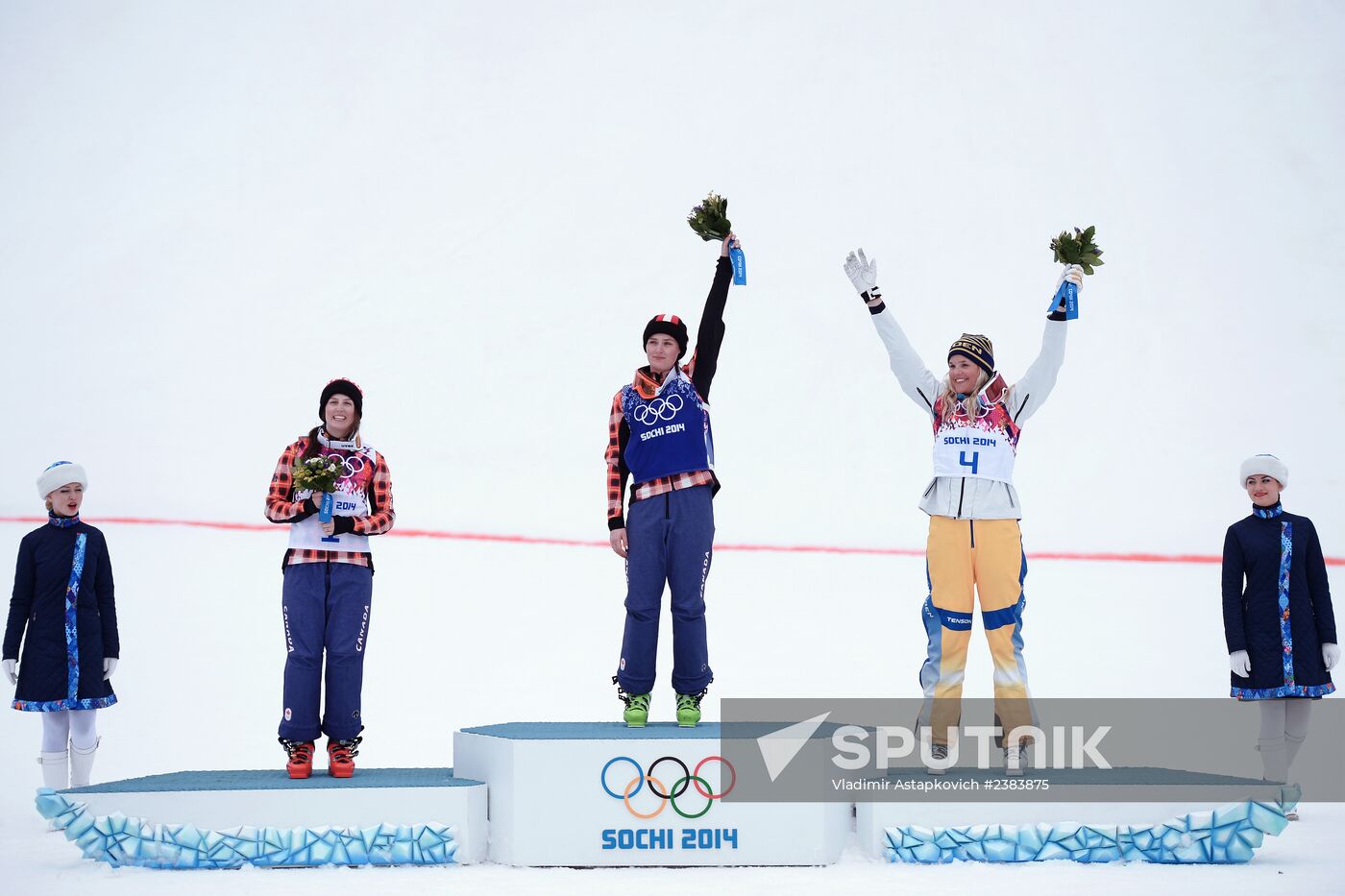 2014 Winter Olympics. Freestyle skiing. Women. Ski cross