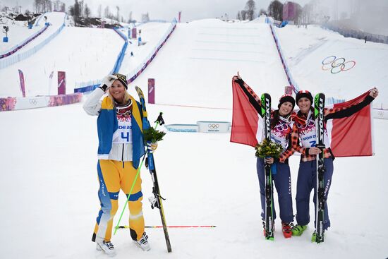 2014 Winter Olympics. Freestyle skiing. Women. Ski cross