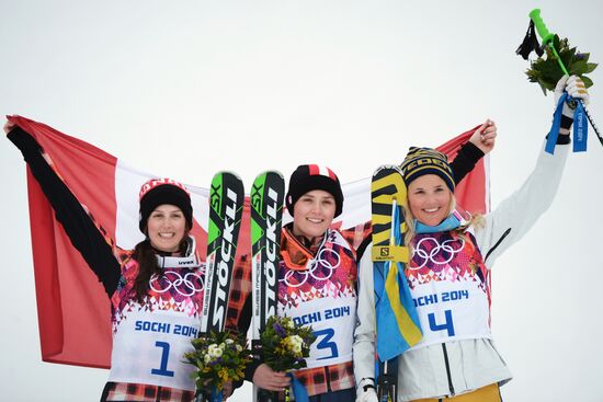 2014 Winter Olympics. Freestyle skiing. Women. Ski cross
