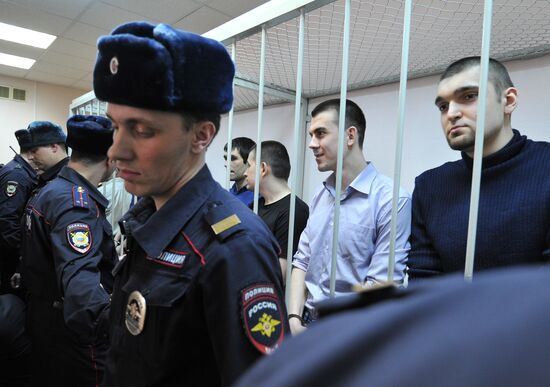 Announcement of verdict in Bolotnaya Square case of May 6, 2012