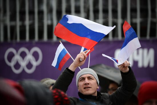 2014 Winter Olympics. Freestyle skiing. Women. Ski cross