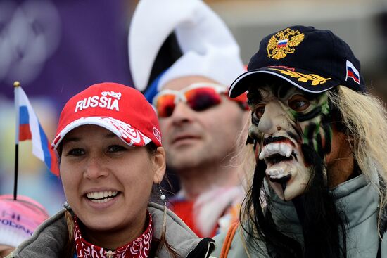 2014 Winter Olympics. Freestyle skiing. Women. Ski cross