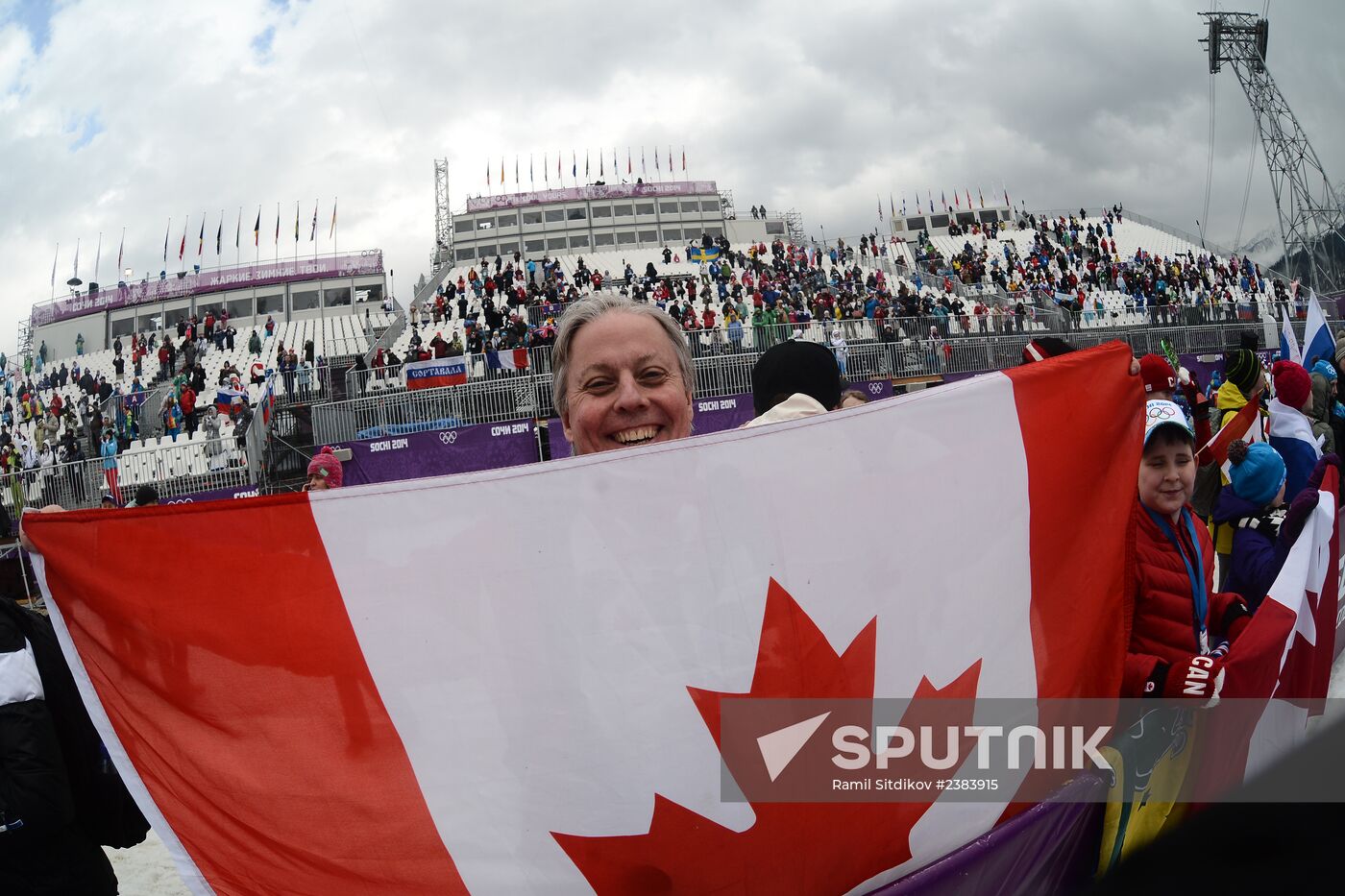 2014 Winter Olympics. Freestyle skiing. Women. Ski cross