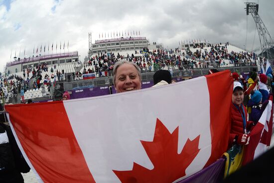 2014 Winter Olympics. Freestyle skiing. Women. Ski cross