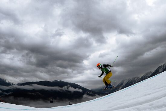 2014 Winter Olympics. Freestyle skiing. Women. Ski cross