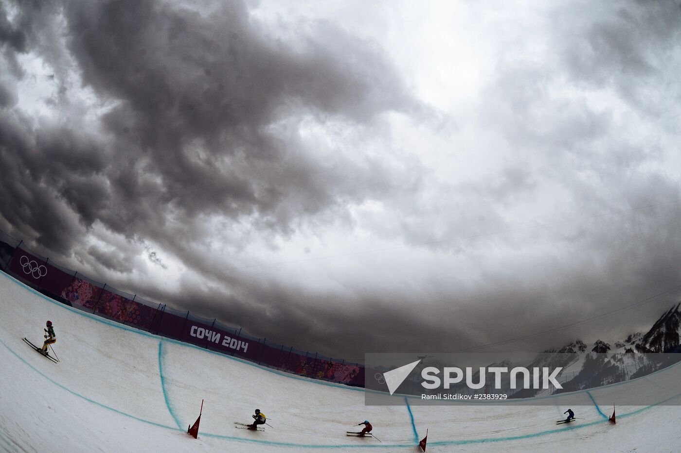 2014 Winter Olympics. Freestyle skiing. Women. Ski cross