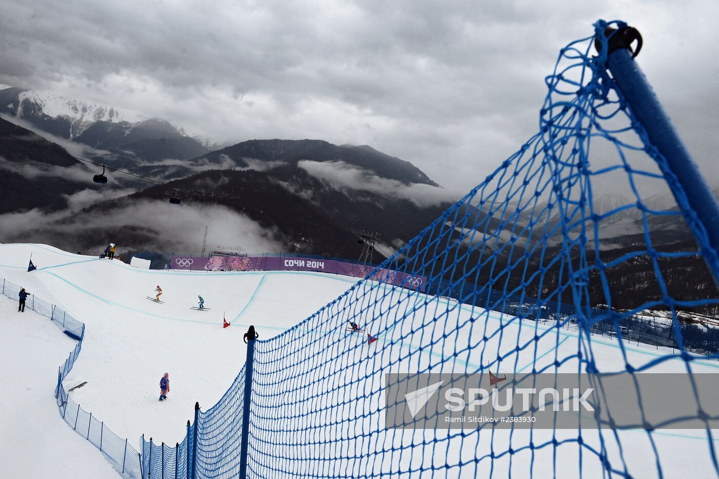2014 Winter Olympics. Freestyle skiing. Women. Ski cross