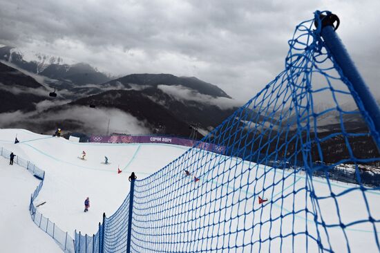 2014 Winter Olympics. Freestyle skiing. Women. Ski cross