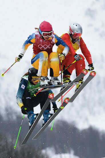 2014 Winter Olympics. Freestyle skiing. Women. Ski cross