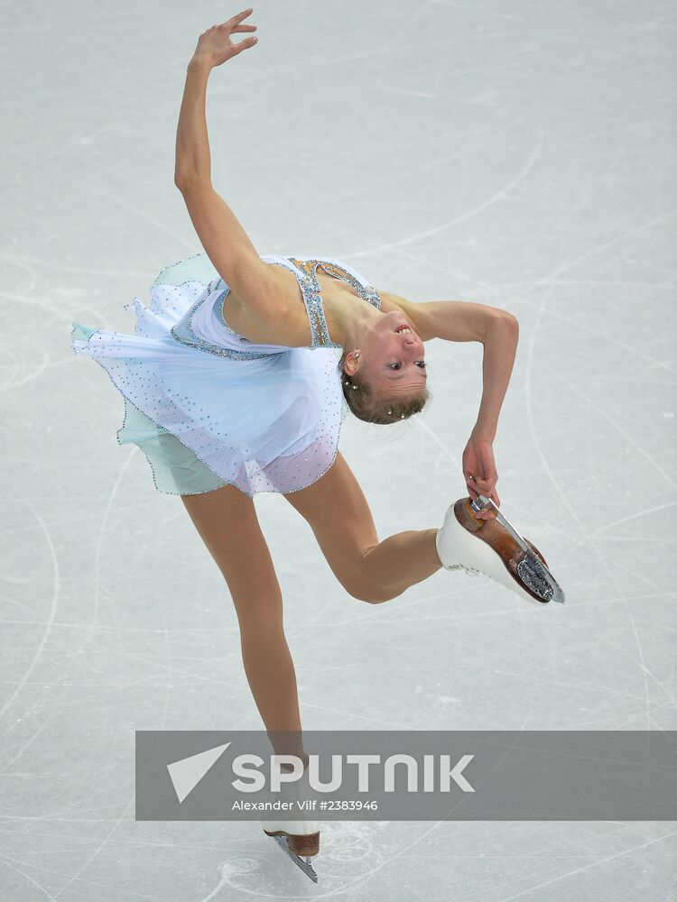 2014 Winter Olympics. Figure skating. Women. Free skating