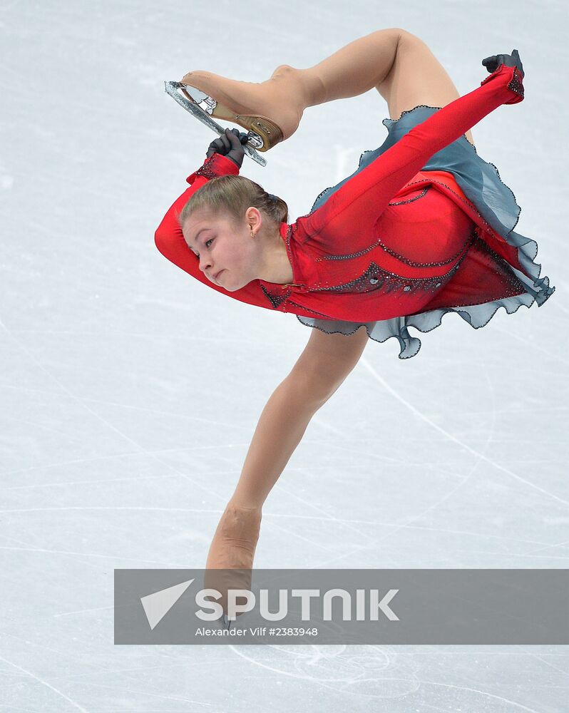 2014 Winter Olympics. Figure skating. Women. Free skating